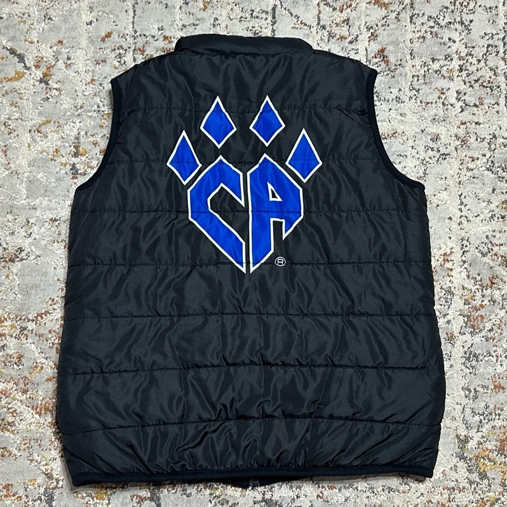 CHEER ATHLETICS Girls youth puffer jacket vest size Large
